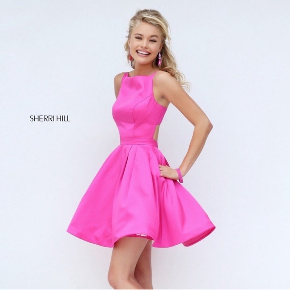 SHERRI HILL Fuchsia Formal Dress 6 - Picture 1 of 8